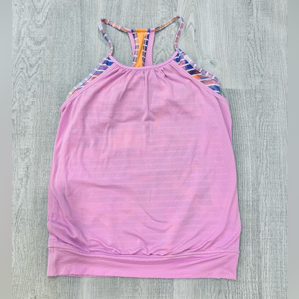 Ivivva by Lululemon Girls Double Dutch Athletic Tank Size 14